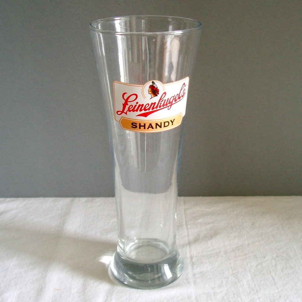 Leinenkugel’s Summer Shandy Tall Pilsner Beer Drinking Glass Flared Pint Bar